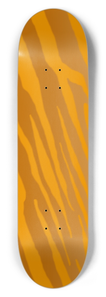8 1/2" Golden Tiger Stripe Competition Deck 8-1/2 Skateboard Deck