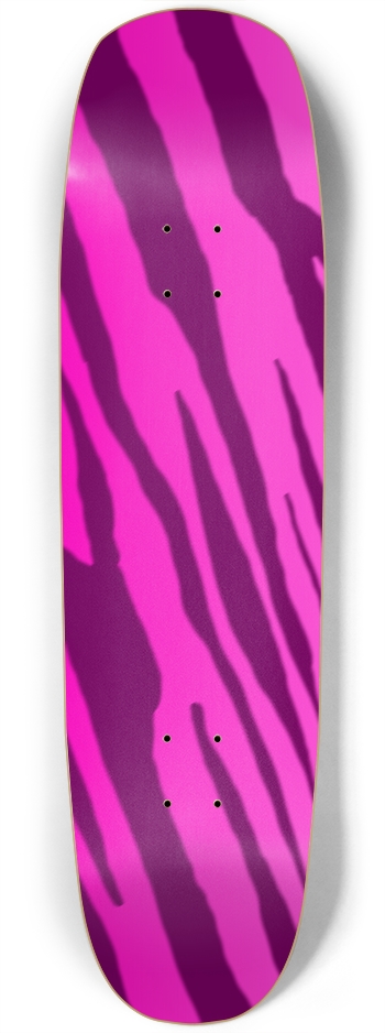 Double Pink Tiger Stripe Square Nose Deck