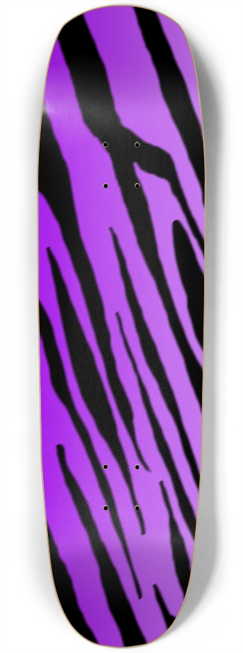 Square Nose Purple Tiger Stripe Deck