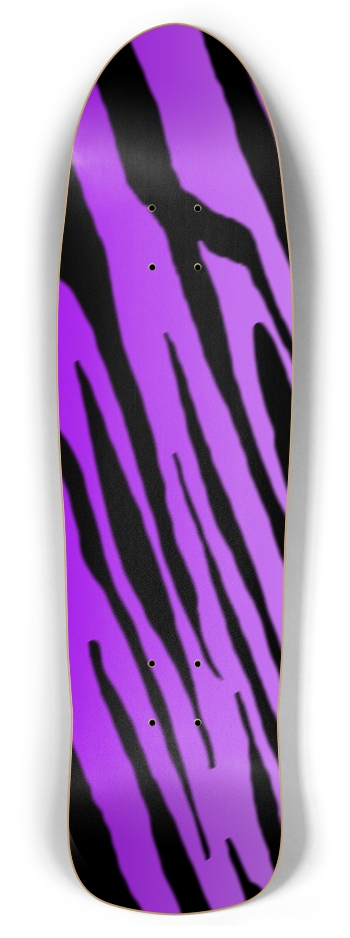 Retro Rocket Purple Tiger Stripe Deck