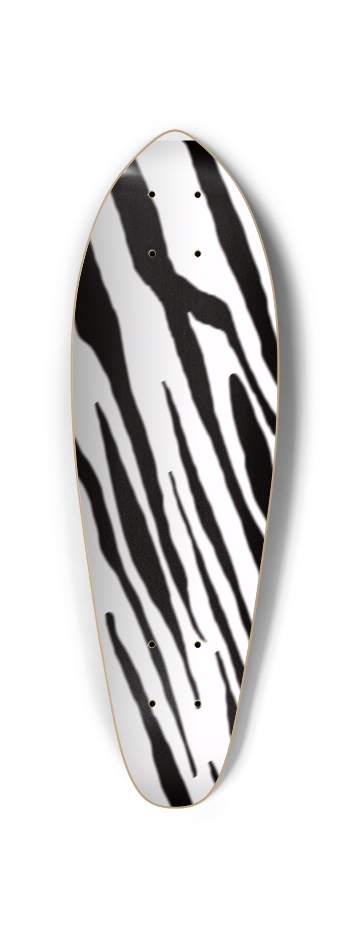 B+W Tiger Stripe Mini Cruiser Deck