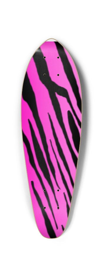 Pink Tiger Stripe Mini Cruiser Deck