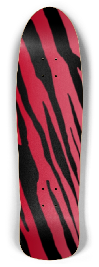 Retro Rocket Red Tiger Stripe Deck
