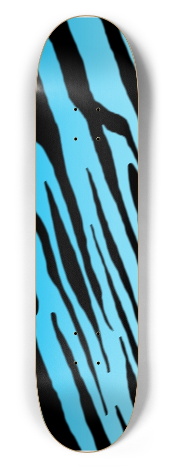 7 1/2" Blue Tiger Stripe Competition Deck 7-1/2 Skateboard Deck