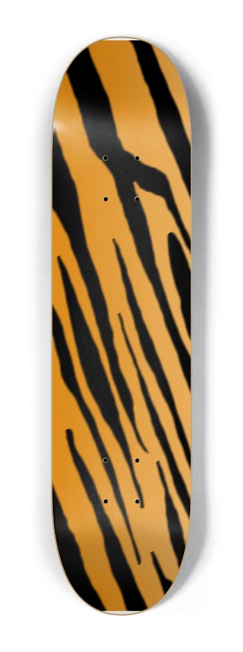 7 1/4" Tiger Stripe Competition Deck 7-1/4 Mini/Kid Skateboard