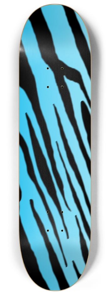 8 1/4" Blue Tiger Stripe Competition Deck 8-1/4 Skateboard Deck