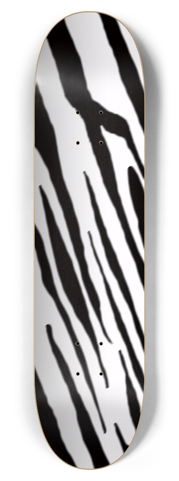 7 7/8" B+W Tiger Stripe Competition Deck 7-7/8 Skateboard Deck