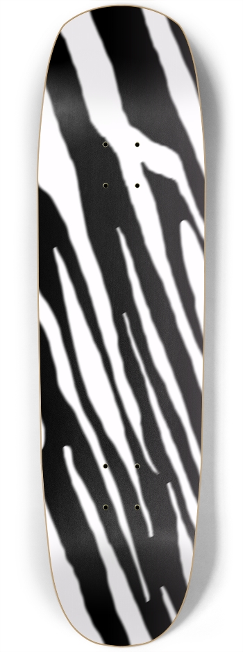 Square Nose Inverse B+W Tiger Stripe Deck