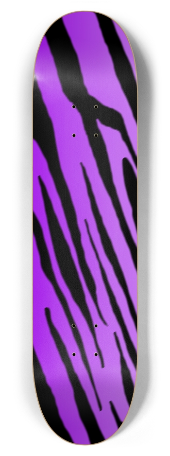 7 7/8" Purple Tiger Stripe Competition Deck 7-7/8 Skateboard Deck