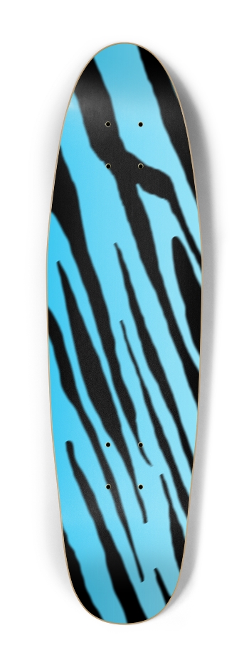 Blue Tiger Stripe Cruiser Deck Cruiser Shape