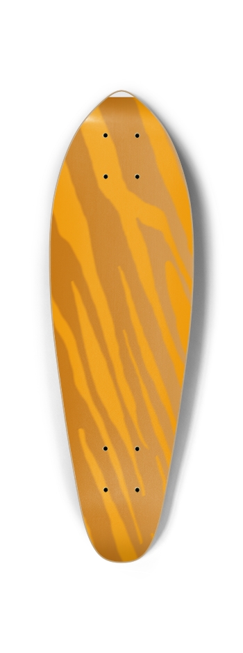 Golden Tiger Stripe Mini Cruiser Deck
