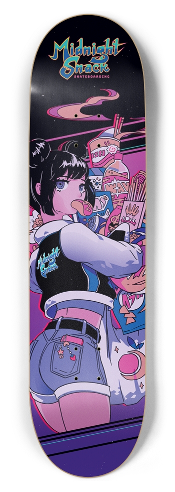 Anime Girl with a Glizzy - 8.5 Version 8-1/2 Skateboard Deck