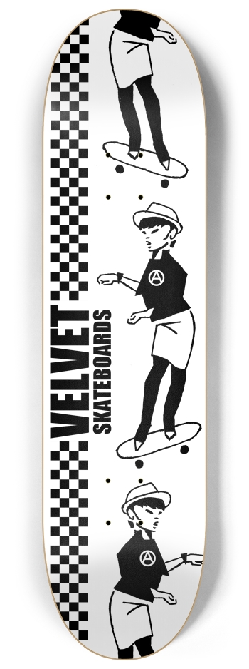 Velvet SKAteboards 8-1/4 Skateboard Deck