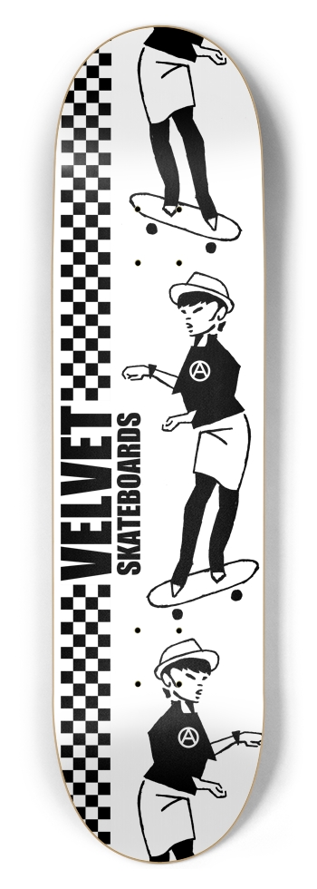 Velvet SKAteboards 8-1/2 Skateboard Deck