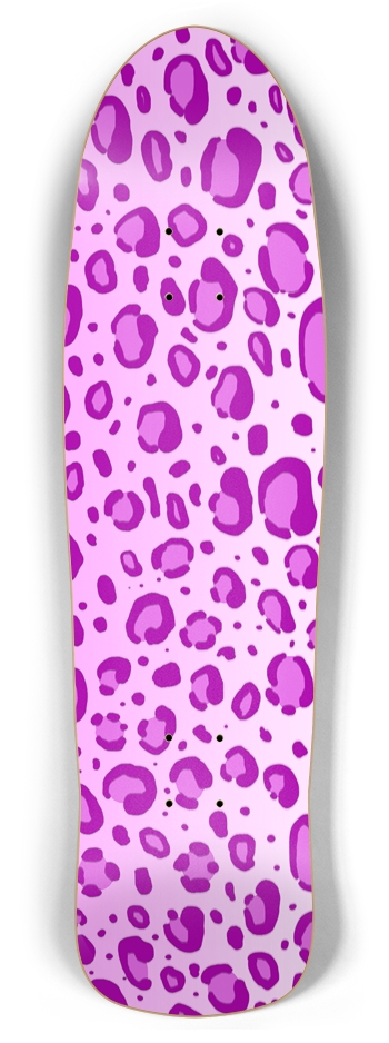 Pink Leopard Print Retro Rocket Deck Retro Rocket