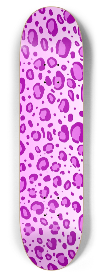7 7/8" Pink Leopard Print Competition Deck 7-7/8 Skateboard Deck