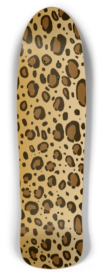 Leopard Print Retro Rocket Deck
