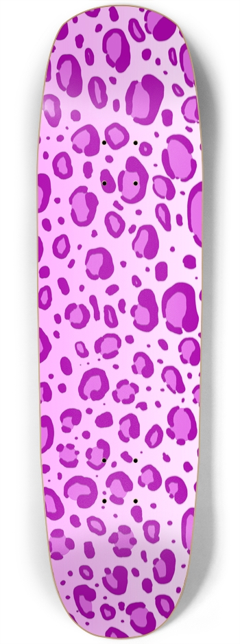 Pink Leopard Print Square Nose Deck Square Nose