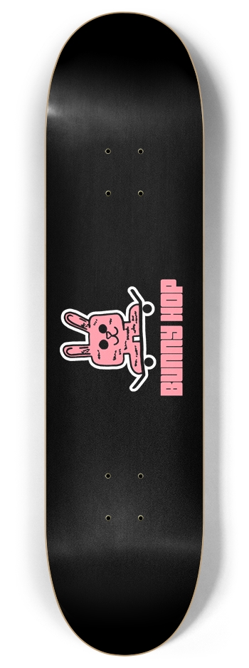 Simple Bunny Hop 8 Inch Skateboard Deck
