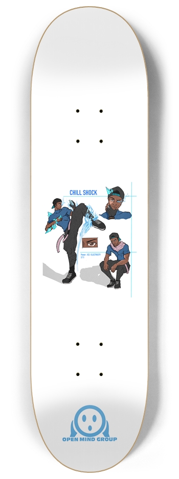 OMG WB CS Stats 8-1/4 Skateboard Deck