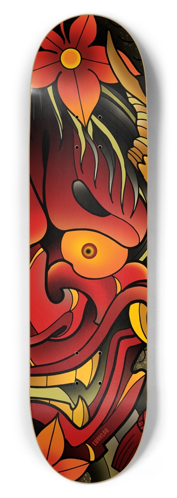 Hannya Face 8-1/2 Skateboard Deck