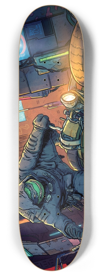 LAST RONIN - MOTORCYCLE 8 Inch Skateboard Deck