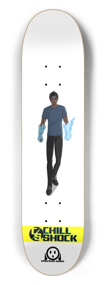 OMG Chill Shock 7.5 7-1/2 Skateboard Deck