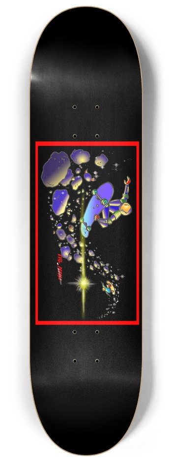 Space Skating Deck 8-1/4 Skateboard Deck