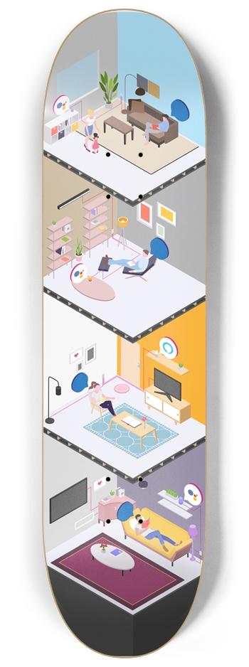 Chat 8.25 8-1/4 Skateboard Deck