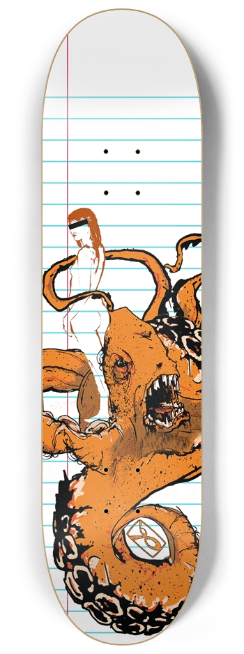 Risky Notebook Sketch 8-1/4 Skateboard Deck