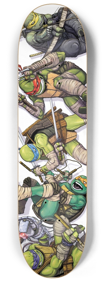 TMNT TEAM- 8 1/4 8-1/4 Skateboard Deck
