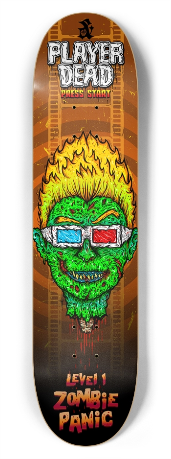 Zeke ate neighbors 7-3/4 Skateboard Deck
