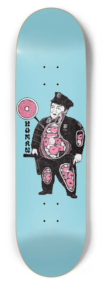 Donut Cop Deck 8-3/4 Inch Skateboard