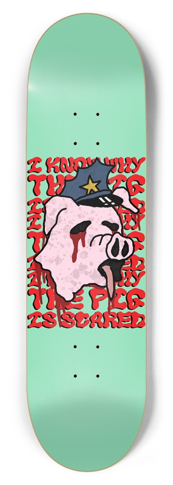 Scared Pig Deck 8-3/4 Inch Skateboard