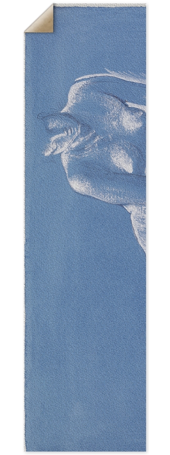 Nude Study of Medusa 9 x 33 Inch Griptape