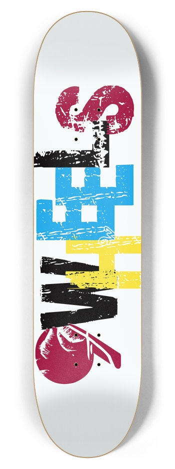 Custom 9wheels Palm deck 7-7/8 Skateboard Deck