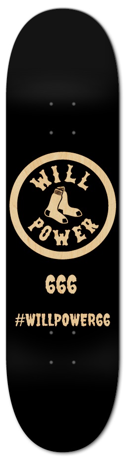 will power transparent 8 Inch Skateboard Deck