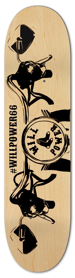 Handlebars 7-7/8 Skateboard Deck