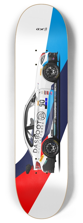 Dasboot Motorsports M240iR 8 Inch Skateboard Deck