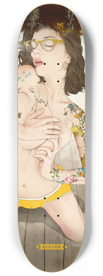Self Portrait as a Lady 8.25" 8-1/4 Skateboard Deck