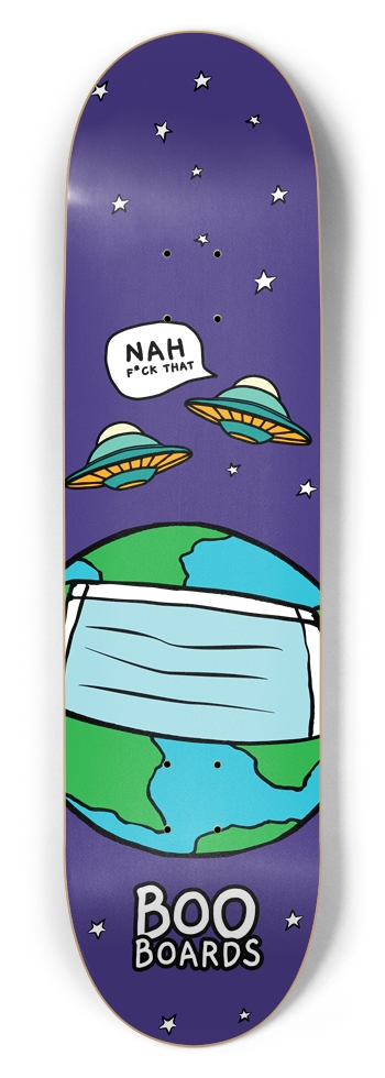 Alien Unvasion Deck 8-1/2 Skateboard Deck