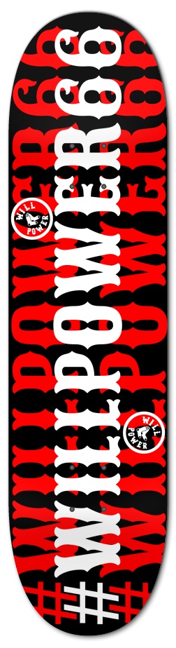 BIG hashtag 8 Inch Skateboard Deck