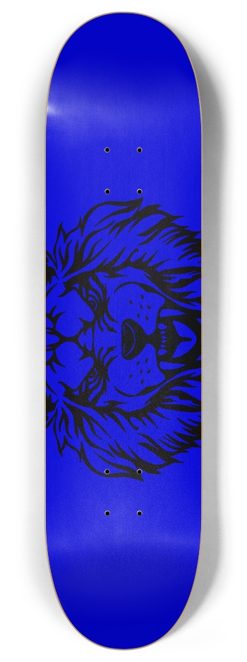 Transparent Lion Deck  8 Inch Skateboard Deck