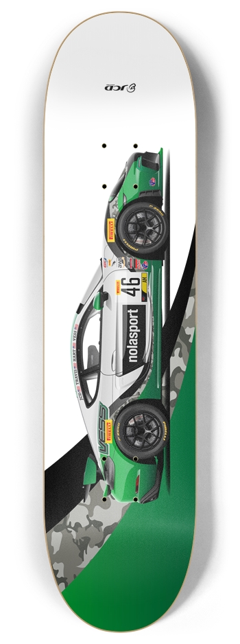 Nolasport 718 GT4 8 Inch Skateboard Deck