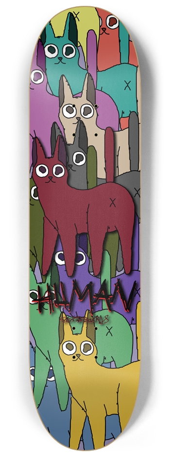 Cat Butt Deck 8-1/4 Skateboard Deck