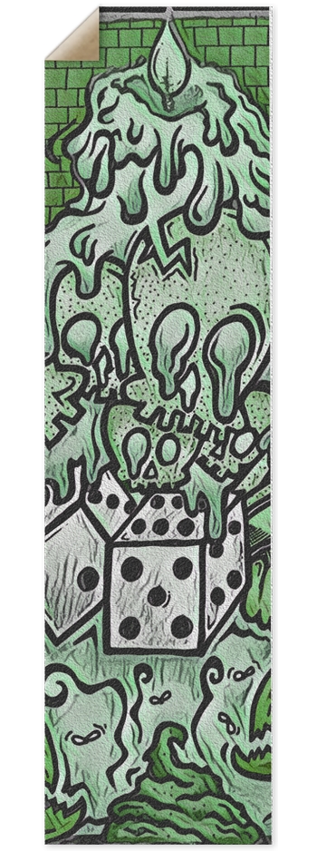 Green Craps 9 x 33 Inch Griptape