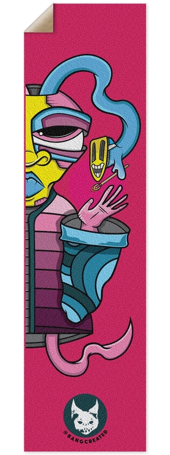 GRIP TAPE: PARASITIC DREAMER (R) 9 x 33 Inch Griptape