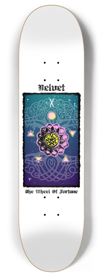The Wheel Of Fortune 8 Inch Skateboard Deck