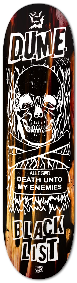Death Unto My Enemies 8-1/4 Skateboard Deck