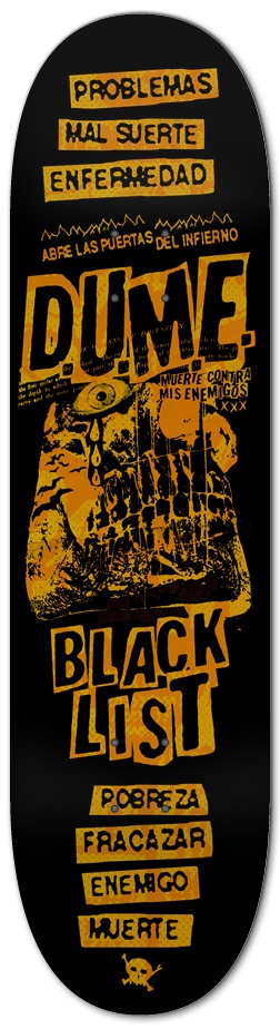 DUME/BlackList 8-1/4 Skateboard Deck
